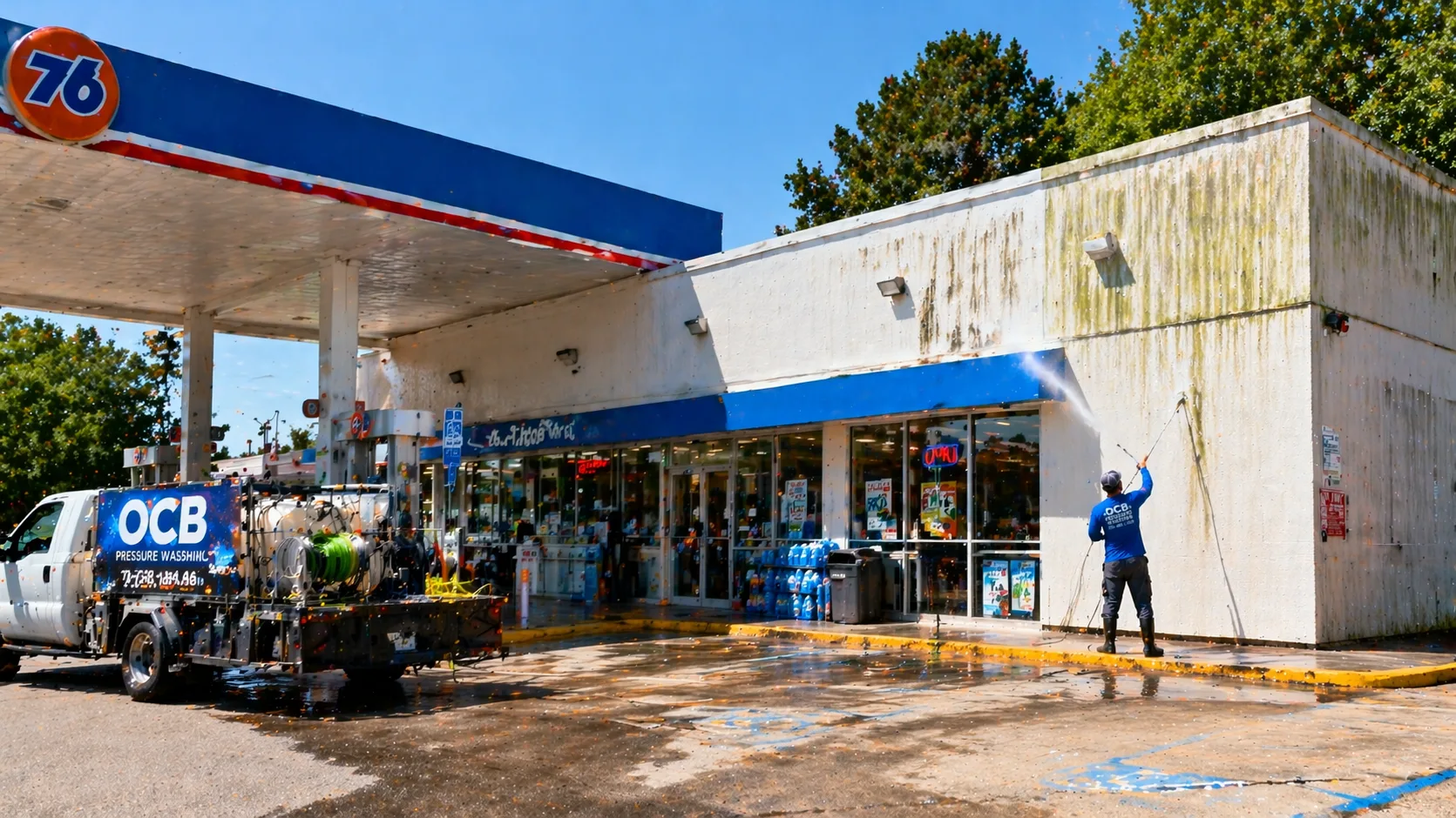 Commercial Pressure Washing