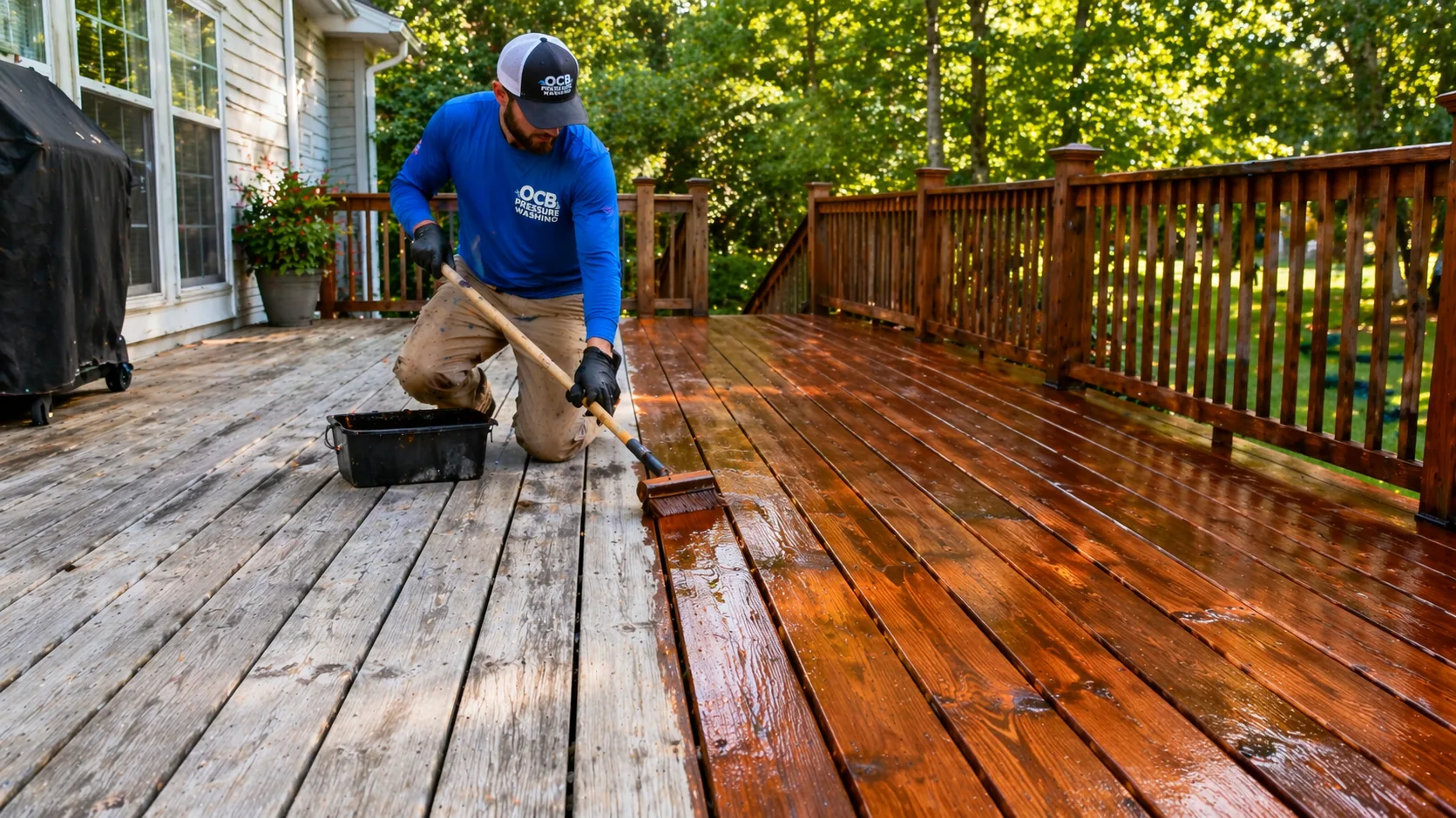 Deck Staining