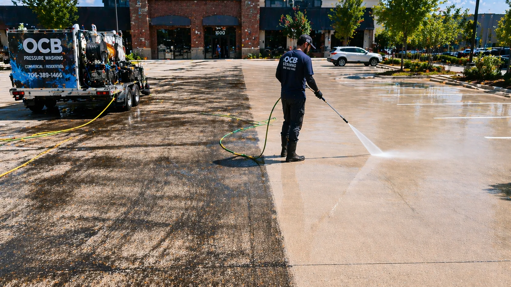 Parking Lot Cleaning