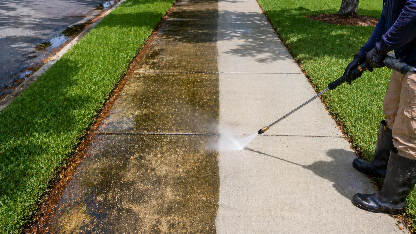 Sidewalk Cleaning
